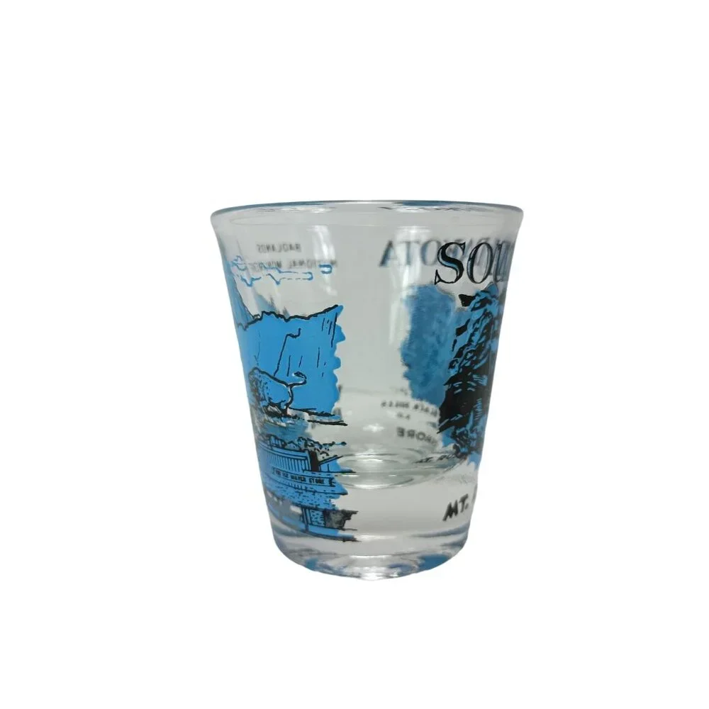 Mt. Rushmore Badlands National Monument Shot Glass South Dakota Travel Souvenir